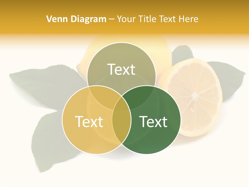 Lemon Fruit Citrus PowerPoint Template