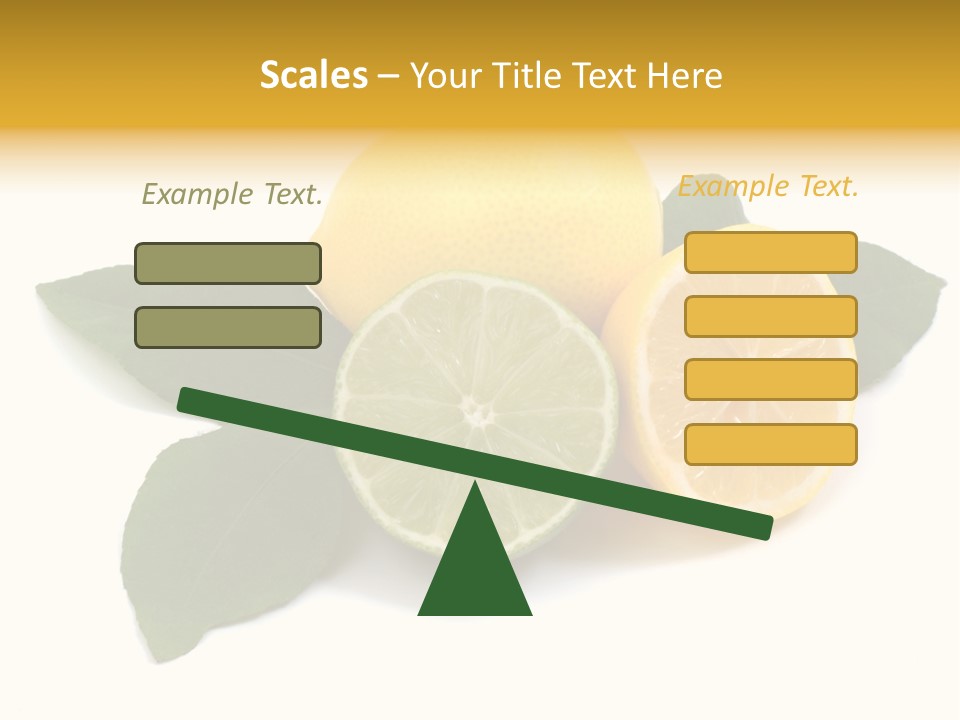 Lemon Fruit Citrus PowerPoint Template