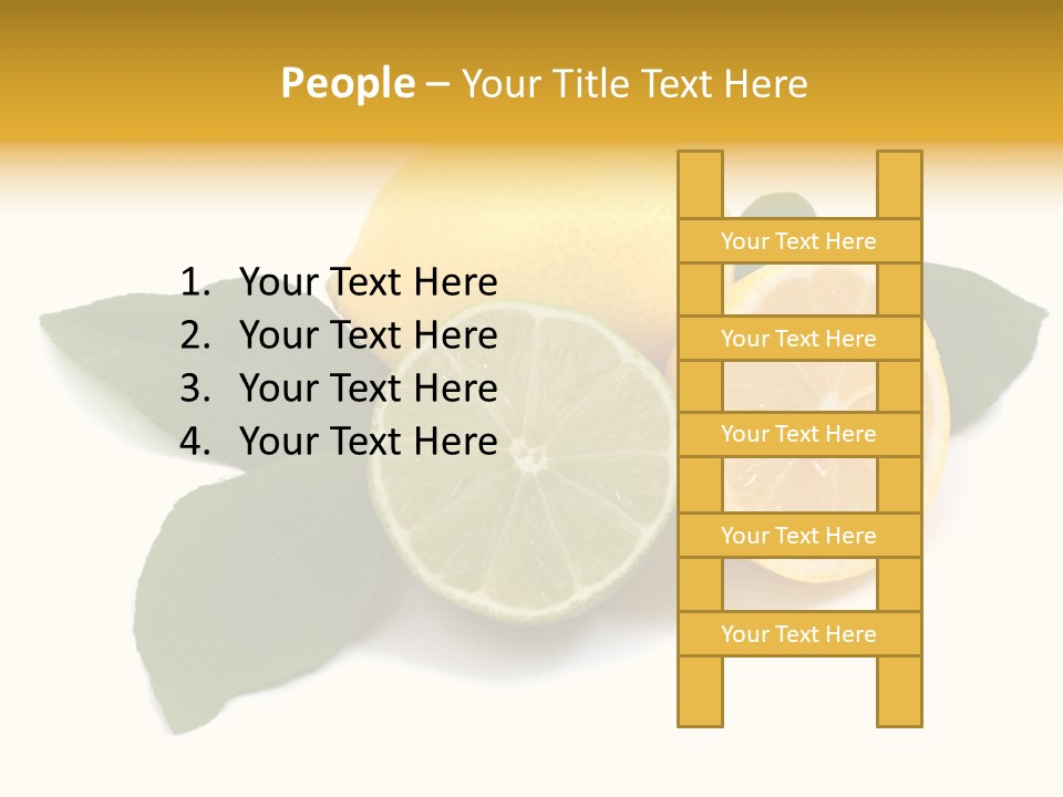 Lemon Fruit Citrus PowerPoint Template