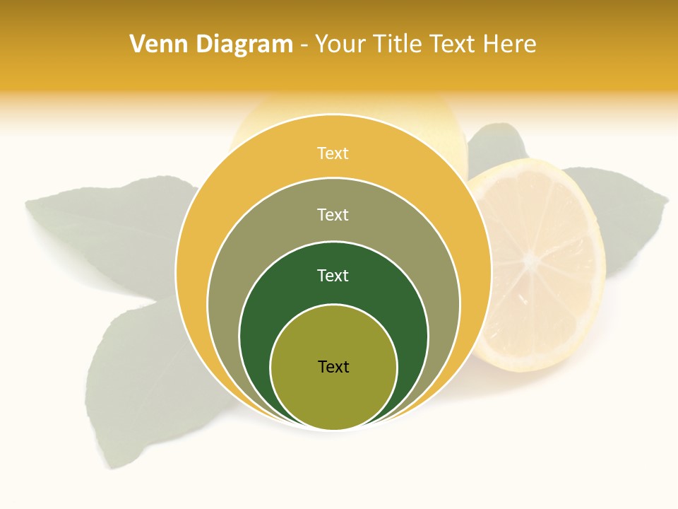 Lemon Fruit Citrus PowerPoint Template