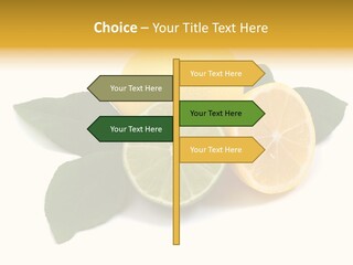 Lemon Fruit Citrus PowerPoint Template