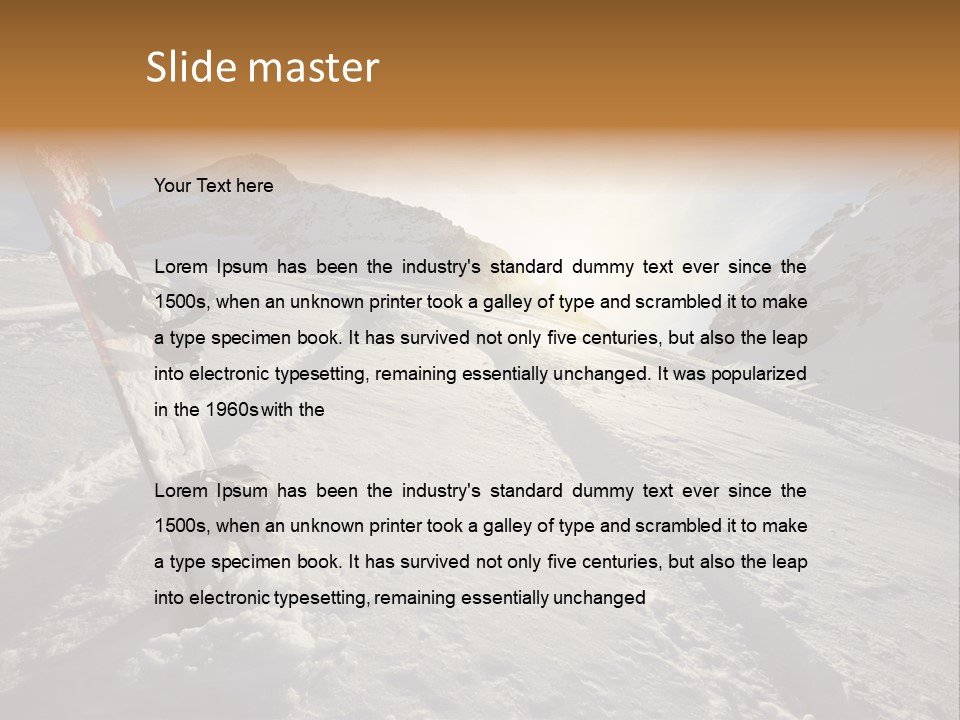 Recreation Copy Sport PowerPoint Template