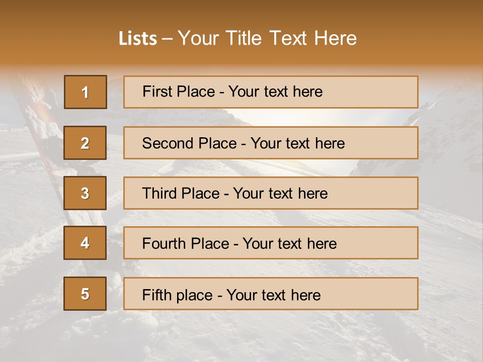 Recreation Copy Sport PowerPoint Template