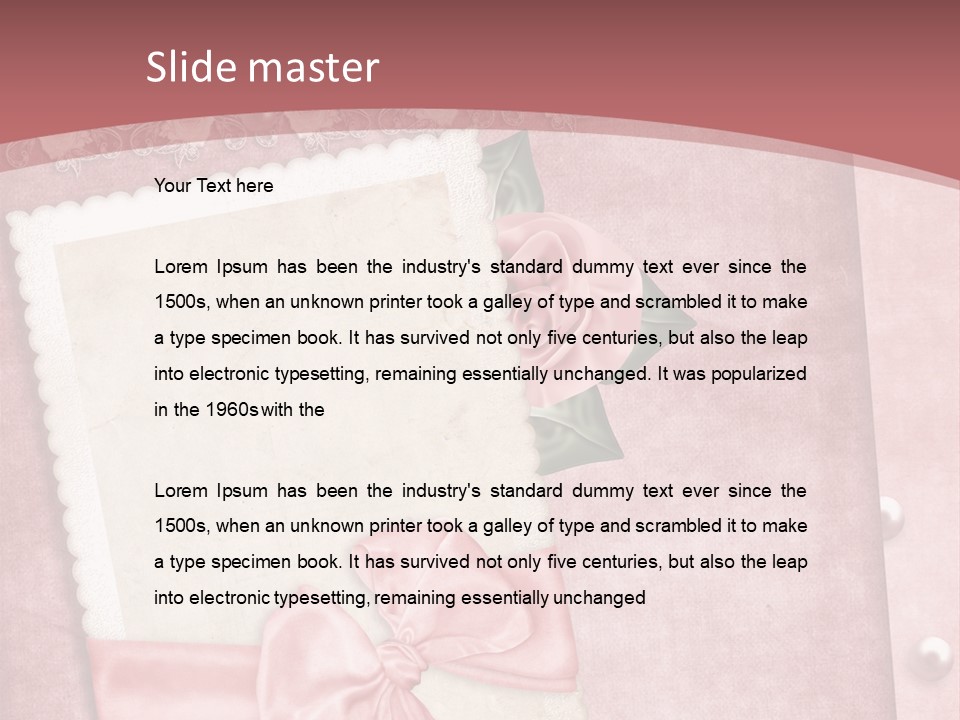 Garden Branch Grunge PowerPoint Template