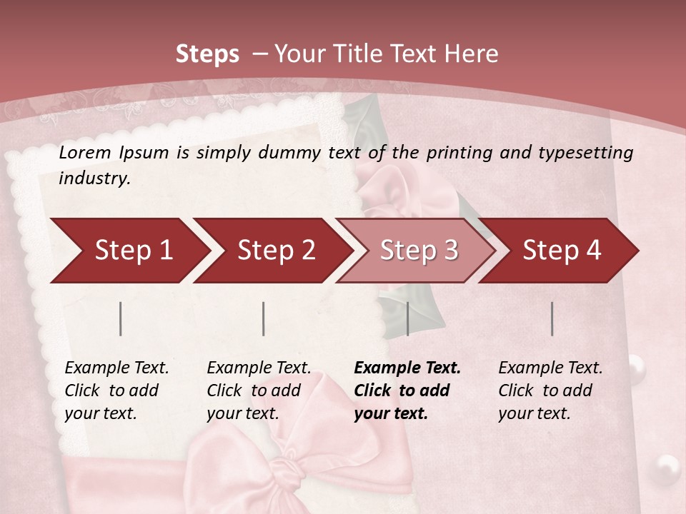 Garden Branch Grunge PowerPoint Template