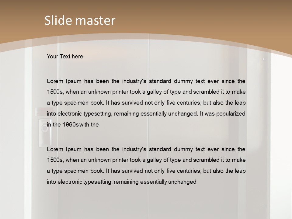 Floor Lift Shiny PowerPoint Template