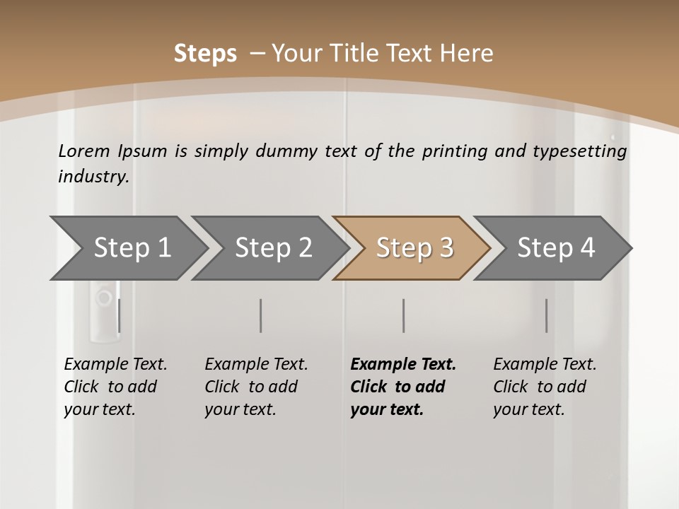 Floor Lift Shiny PowerPoint Template