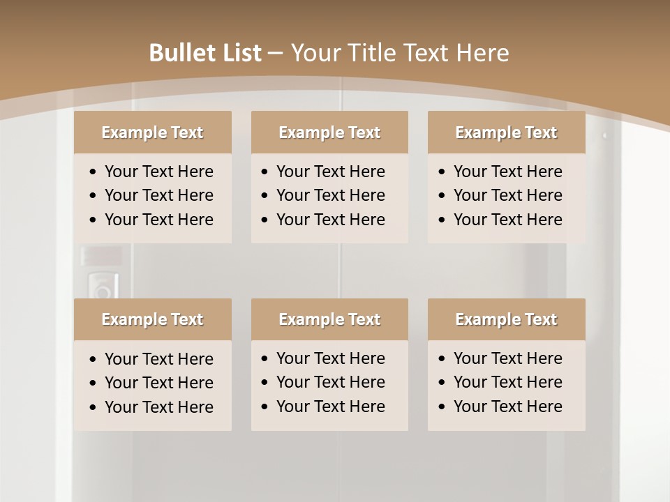 Floor Lift Shiny PowerPoint Template