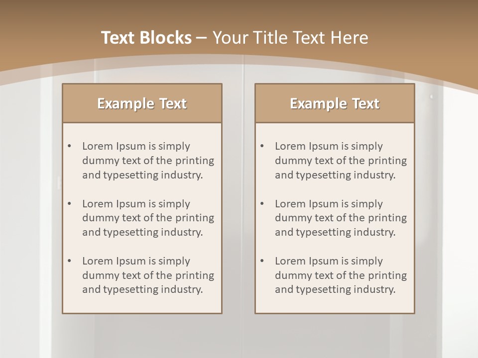 Floor Lift Shiny PowerPoint Template