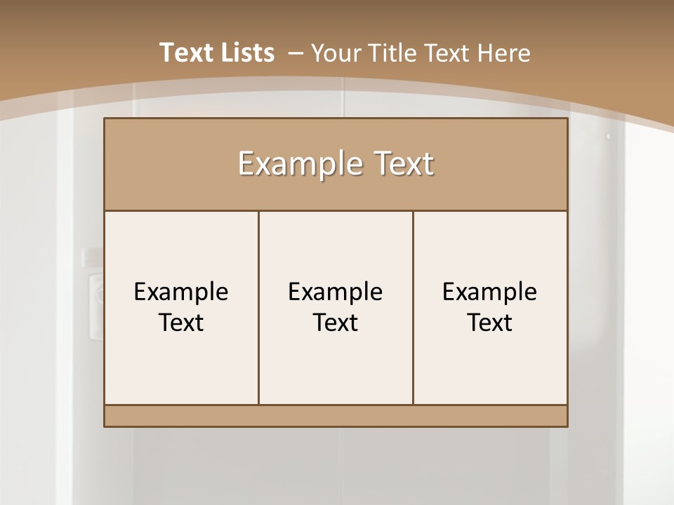 Floor Lift Shiny PowerPoint Template