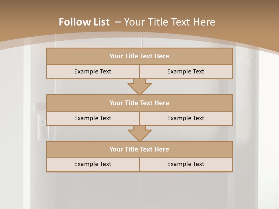Floor Lift Shiny PowerPoint Template
