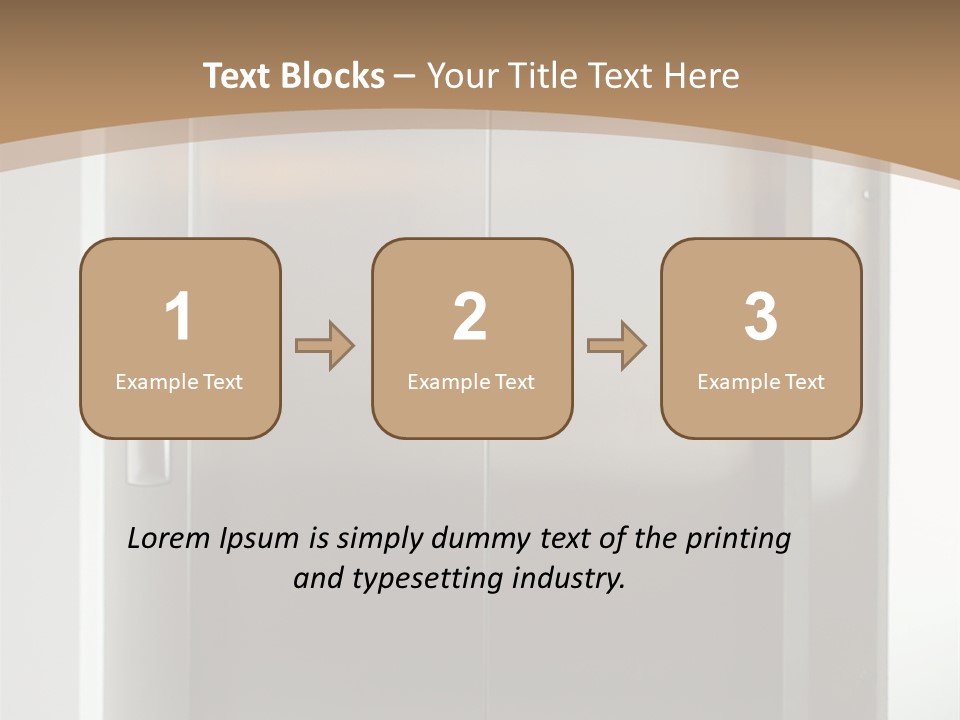 Floor Lift Shiny PowerPoint Template