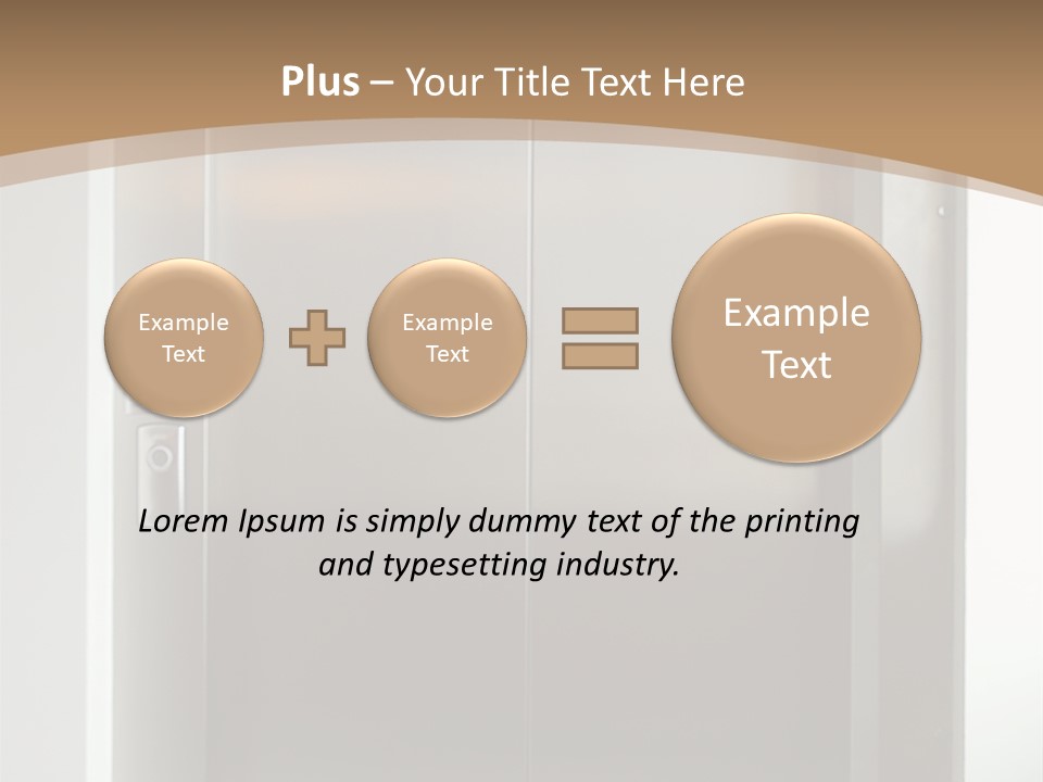 Floor Lift Shiny PowerPoint Template