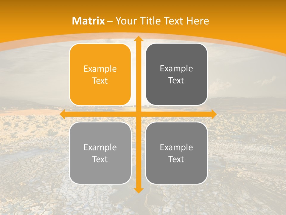 Arid Environment Barren PowerPoint Template