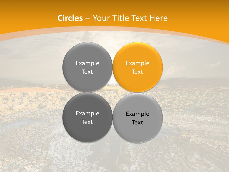Arid Environment Barren PowerPoint Template