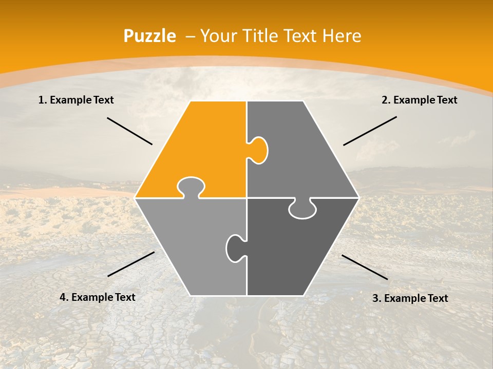 Arid Environment Barren PowerPoint Template