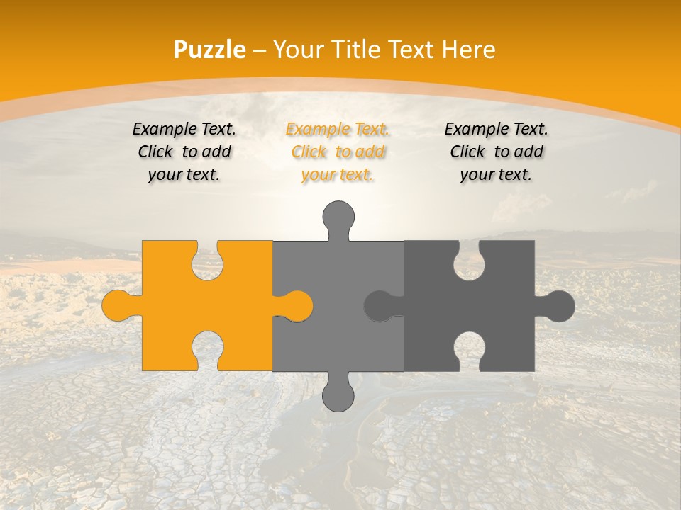 Arid Environment Barren PowerPoint Template