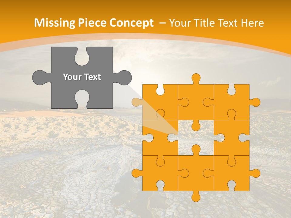 Arid Environment Barren PowerPoint Template