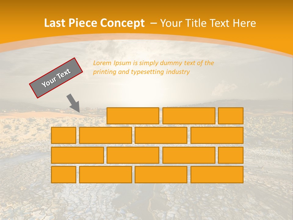 Arid Environment Barren PowerPoint Template
