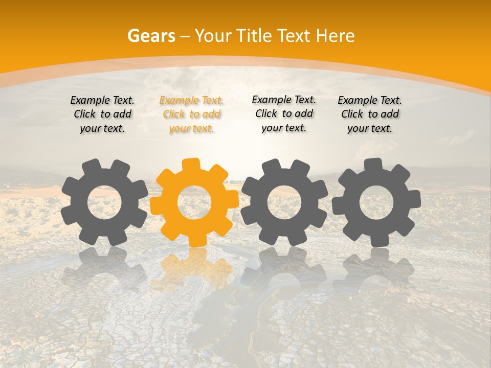 Arid Environment Barren PowerPoint Template