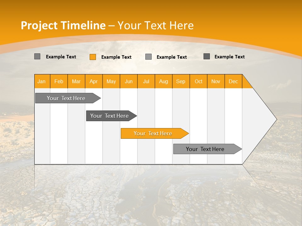 Arid Environment Barren PowerPoint Template