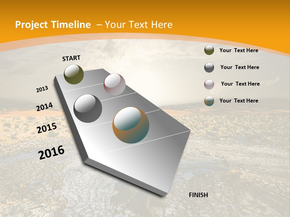 Arid Environment Barren PowerPoint Template