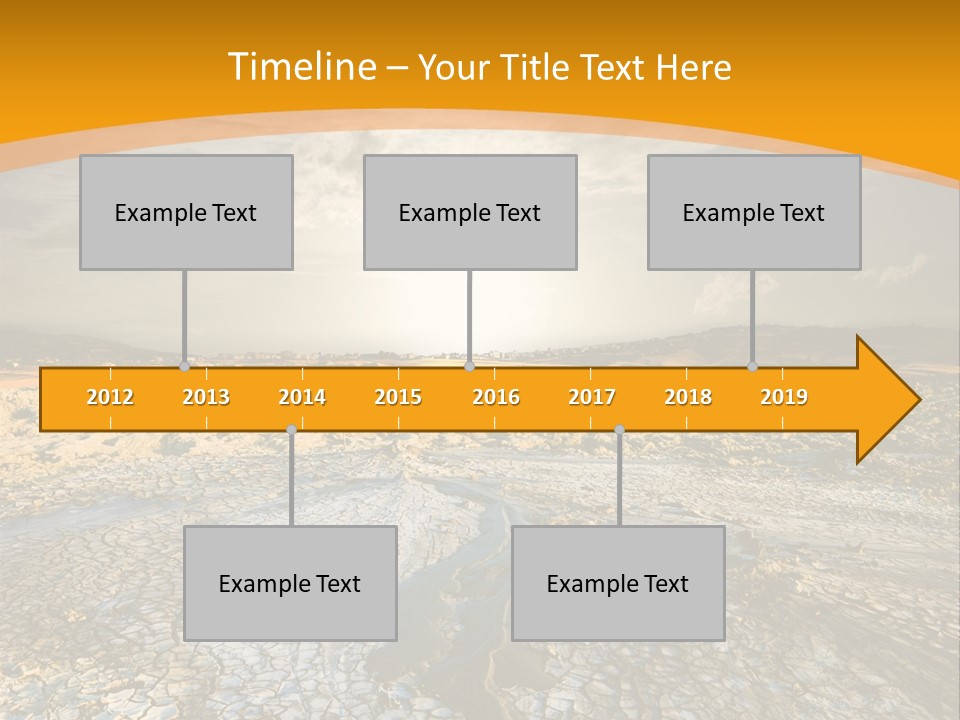 Arid Environment Barren PowerPoint Template