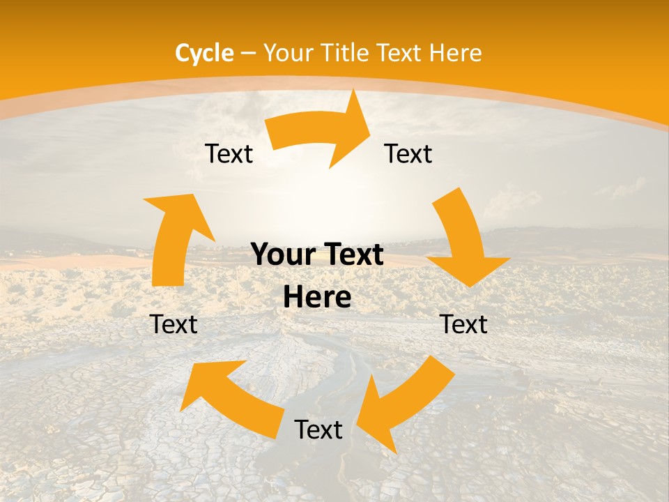 Arid Environment Barren PowerPoint Template