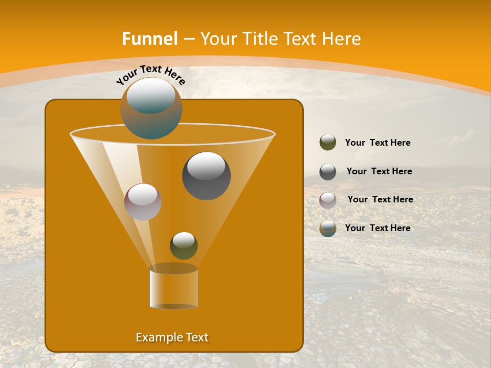 Arid Environment Barren PowerPoint Template