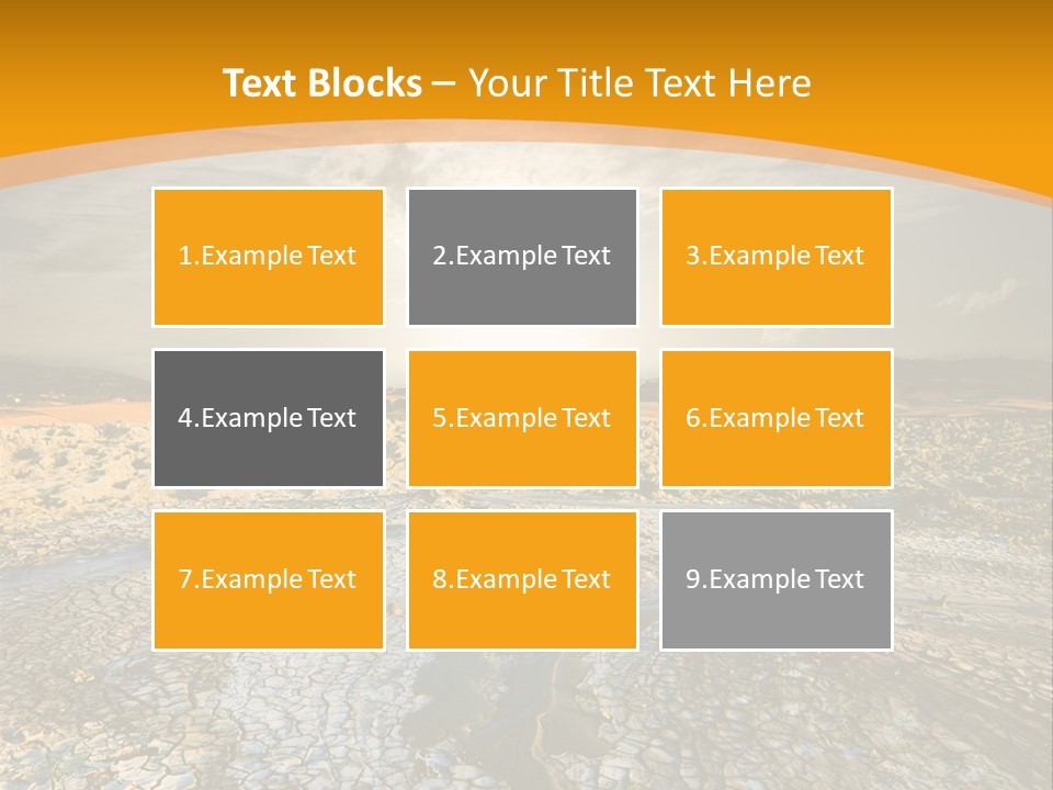 Arid Environment Barren PowerPoint Template