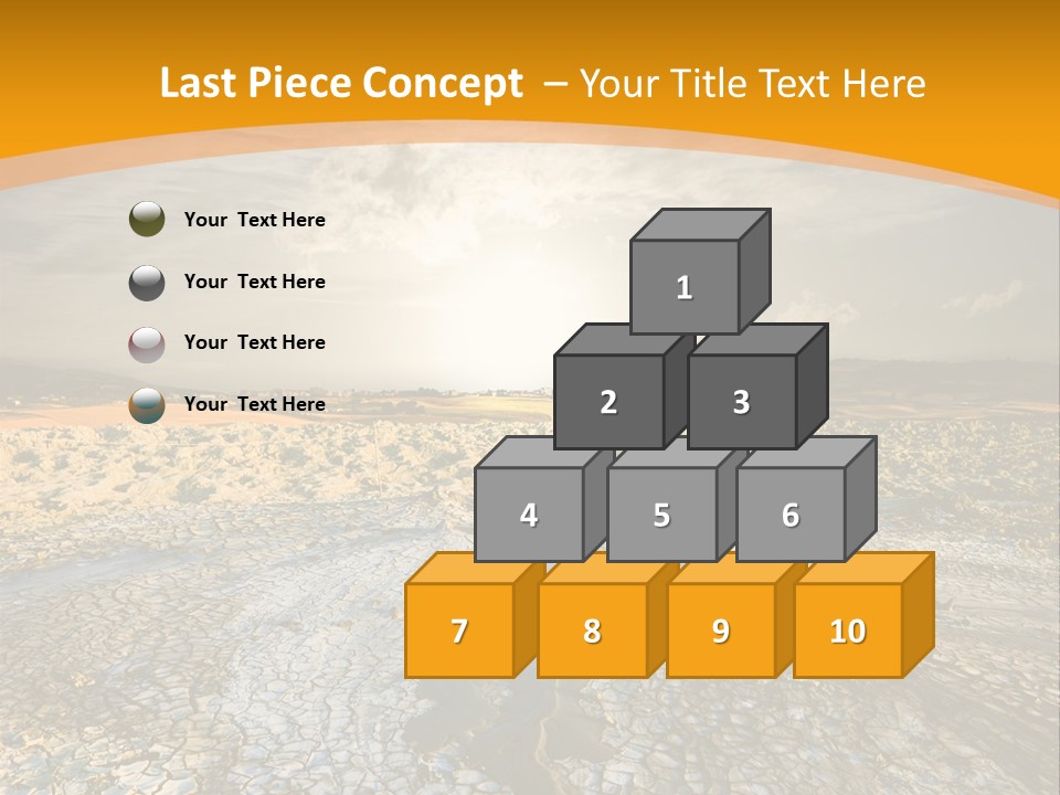 Arid Environment Barren PowerPoint Template