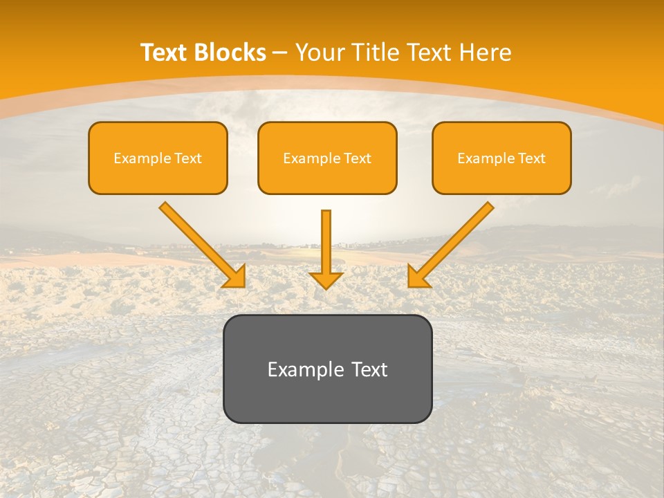 Arid Environment Barren PowerPoint Template