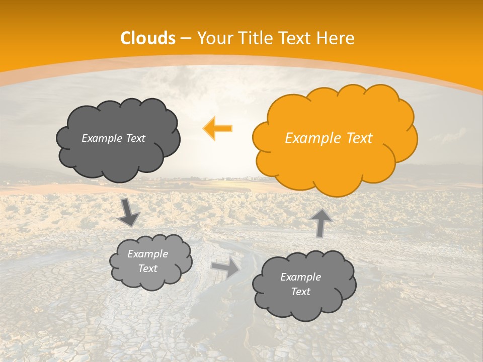 Arid Environment Barren PowerPoint Template
