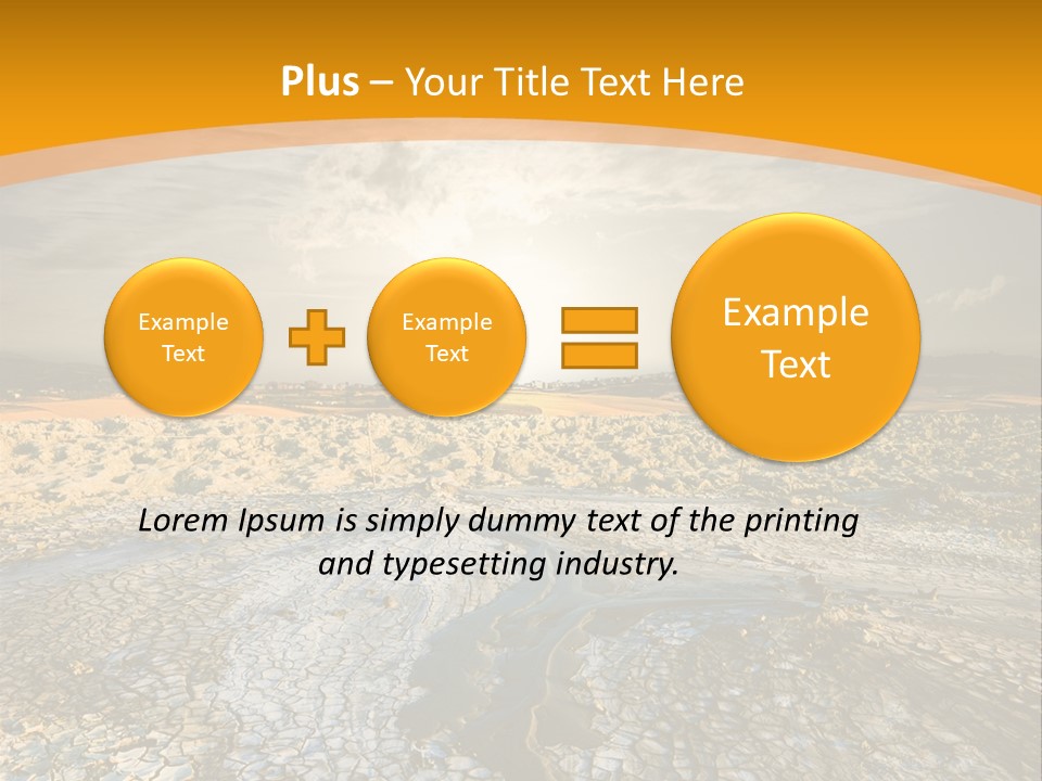 Arid Environment Barren PowerPoint Template