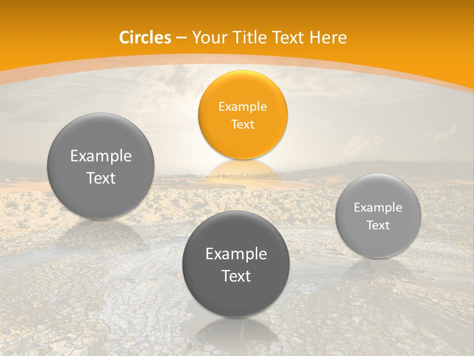 Arid Environment Barren PowerPoint Template