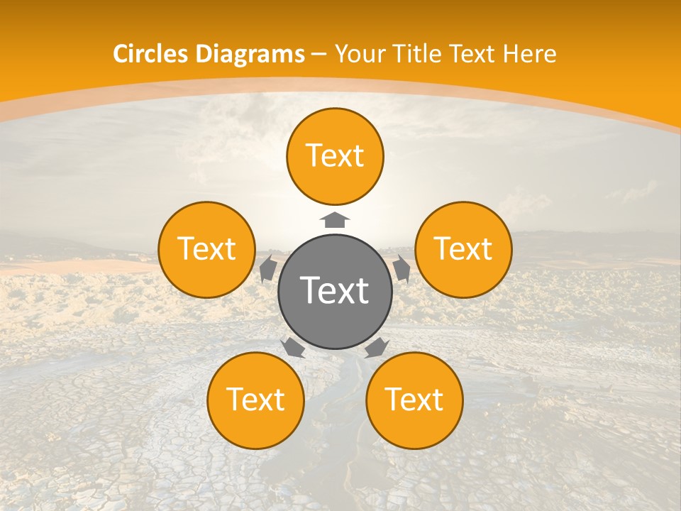 Arid Environment Barren PowerPoint Template
