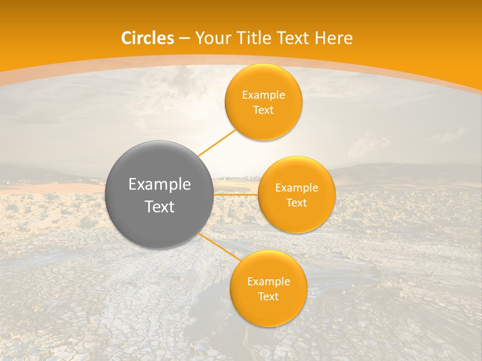 Arid Environment Barren PowerPoint Template