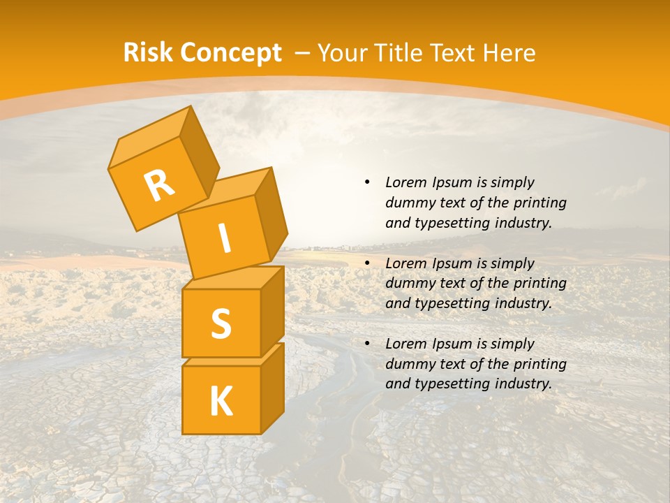 Arid Environment Barren PowerPoint Template
