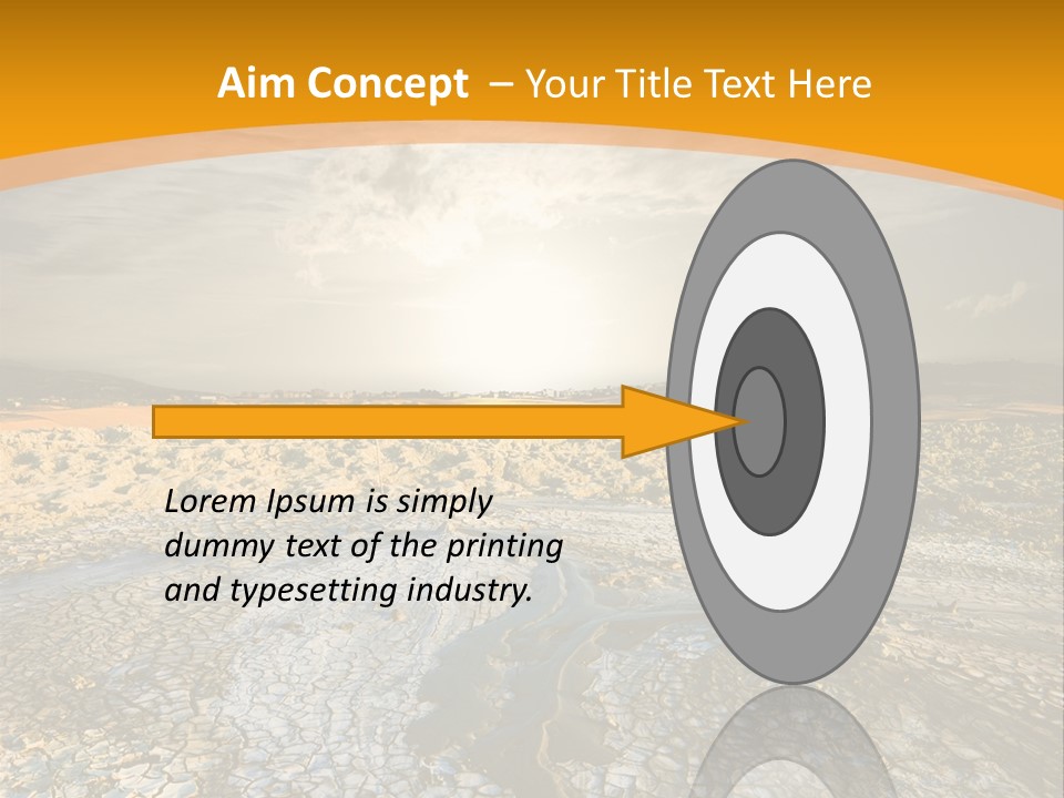 Arid Environment Barren PowerPoint Template