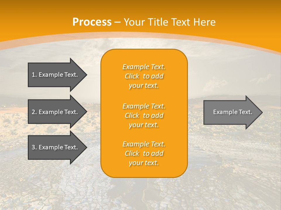 Arid Environment Barren PowerPoint Template