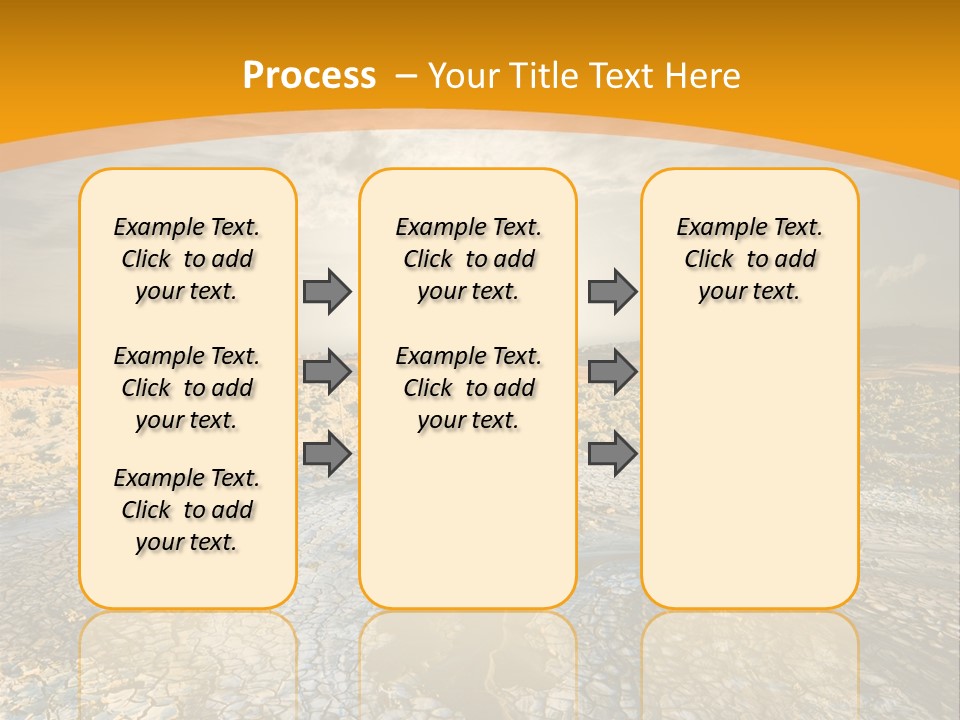 Arid Environment Barren PowerPoint Template