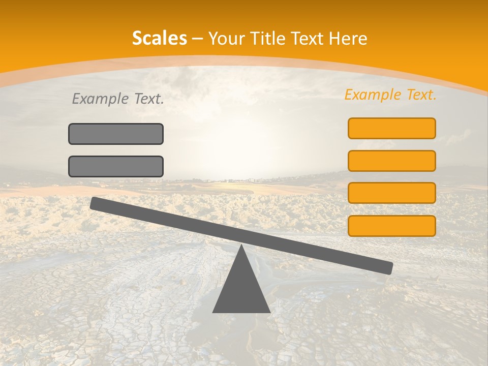 Arid Environment Barren PowerPoint Template
