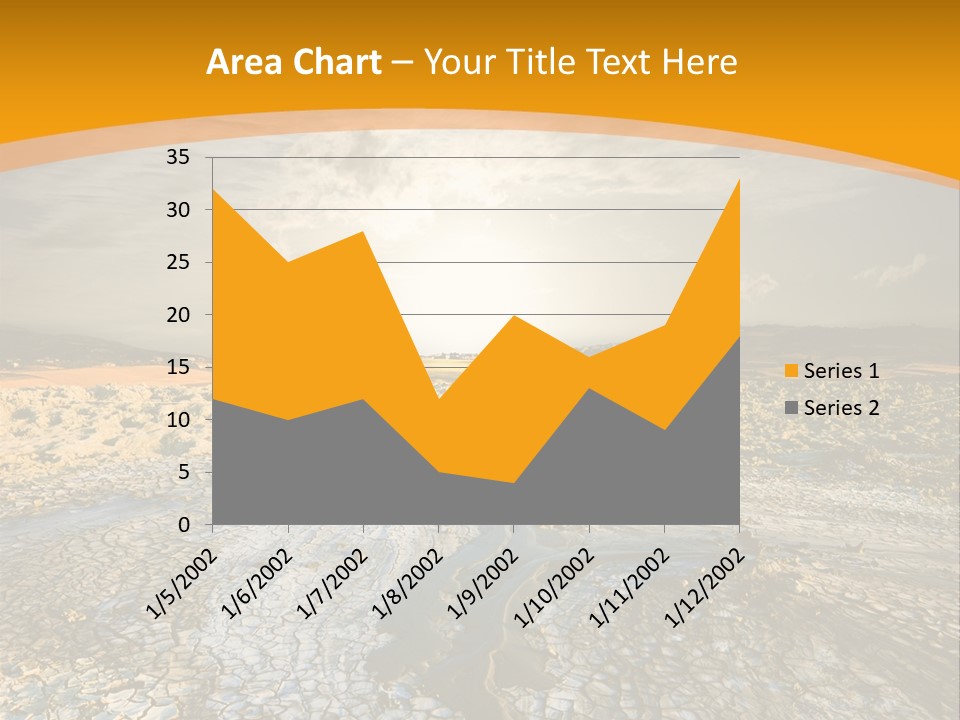 Arid Environment Barren PowerPoint Template