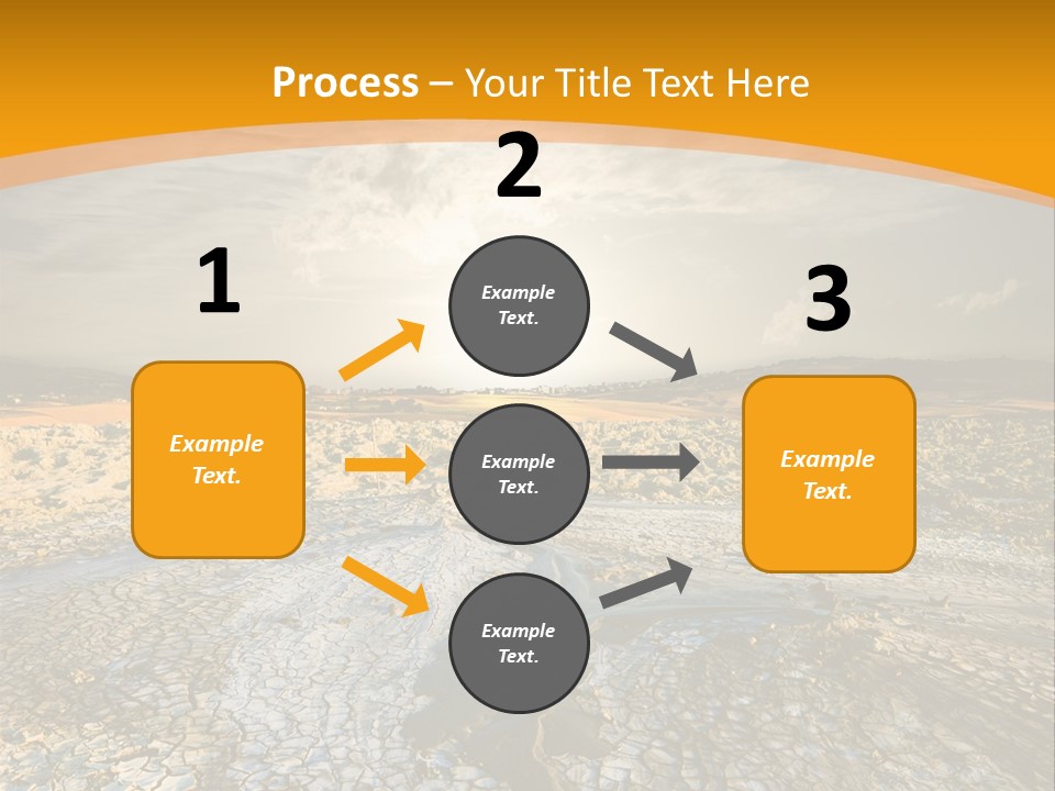 Arid Environment Barren PowerPoint Template