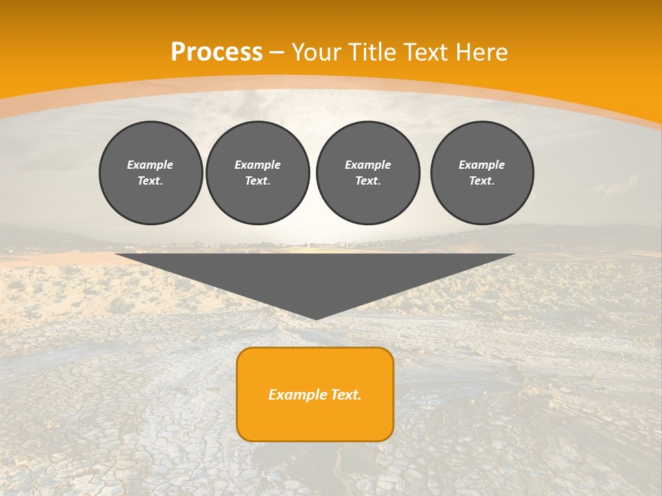 Arid Environment Barren PowerPoint Template