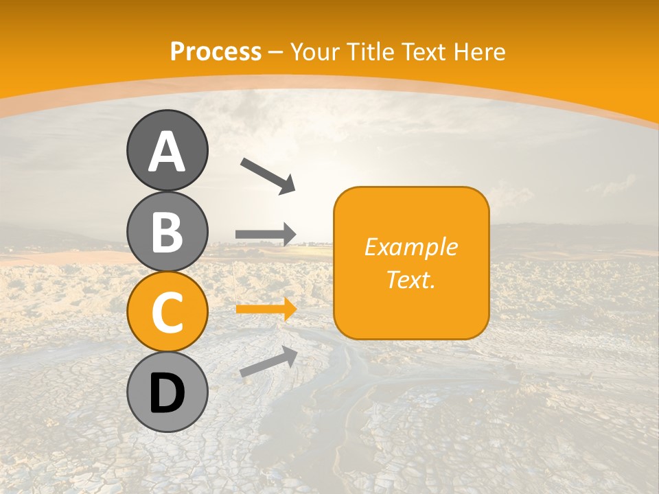 Arid Environment Barren PowerPoint Template