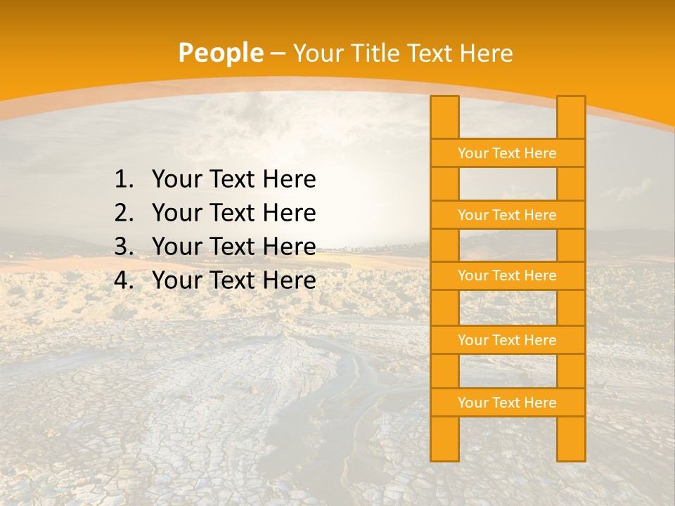 Arid Environment Barren PowerPoint Template