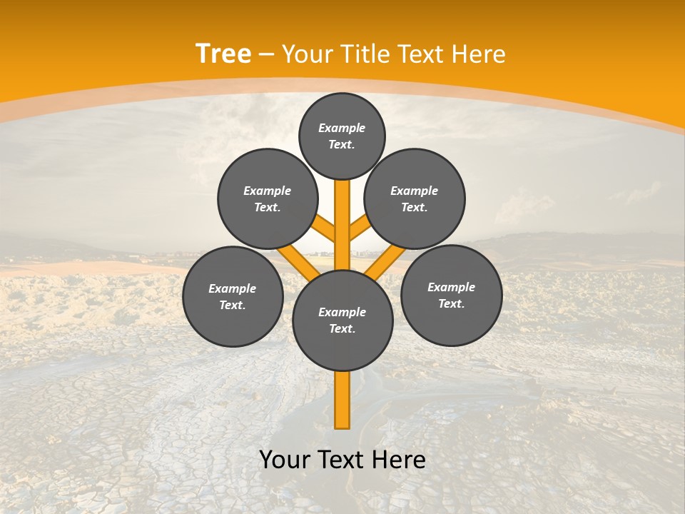 Arid Environment Barren PowerPoint Template