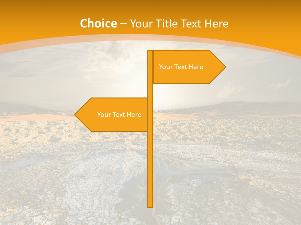 Arid Environment Barren PowerPoint Template