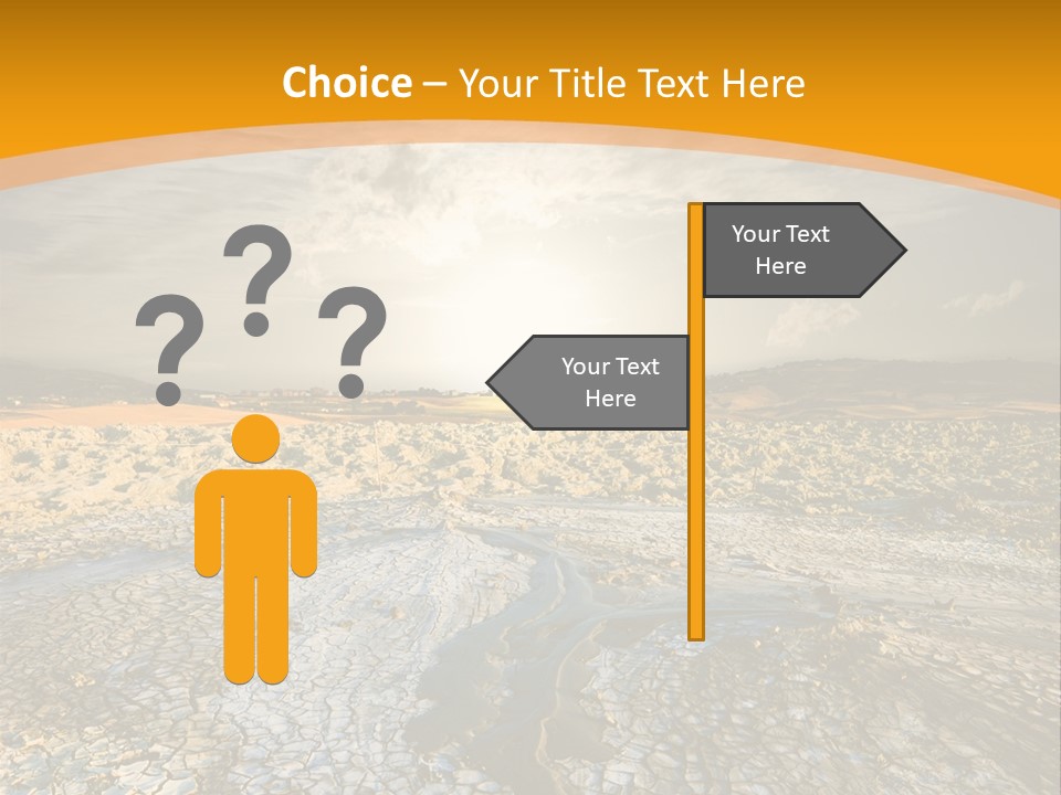Arid Environment Barren PowerPoint Template